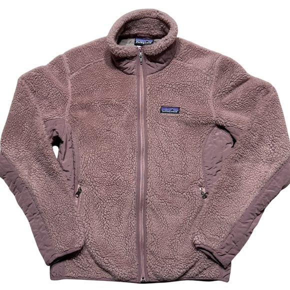 Patagonia Retro X deep pile jacket rose taupe pink Medium women - Picture 2 of 6